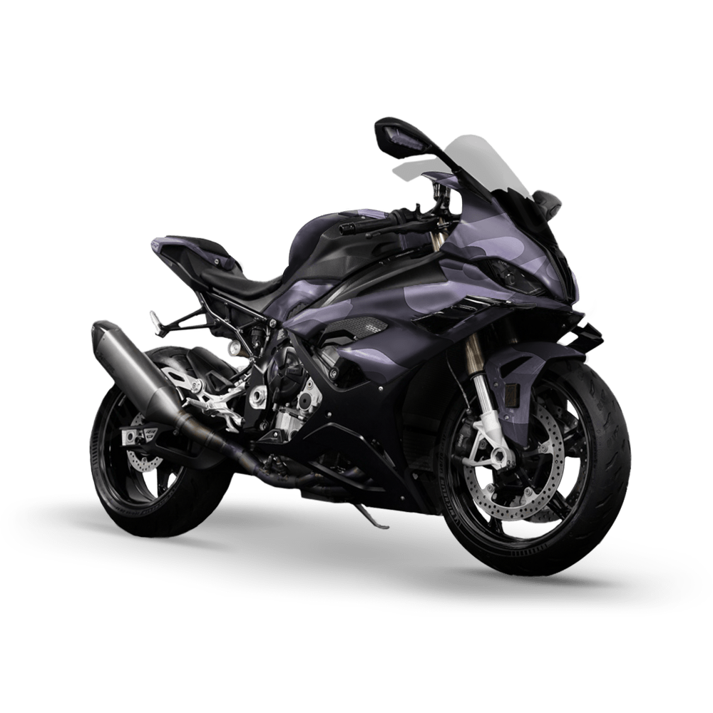 Jumbo Classic Lilac Camo Sports Bike Vinyl Wrap