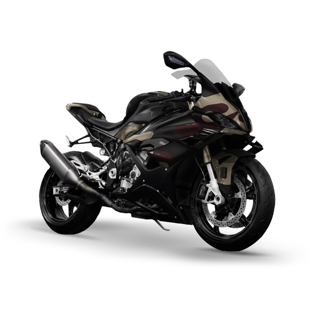 Jumbo Classic Militant Blood Camo Sports Bike Vinyl Wrap