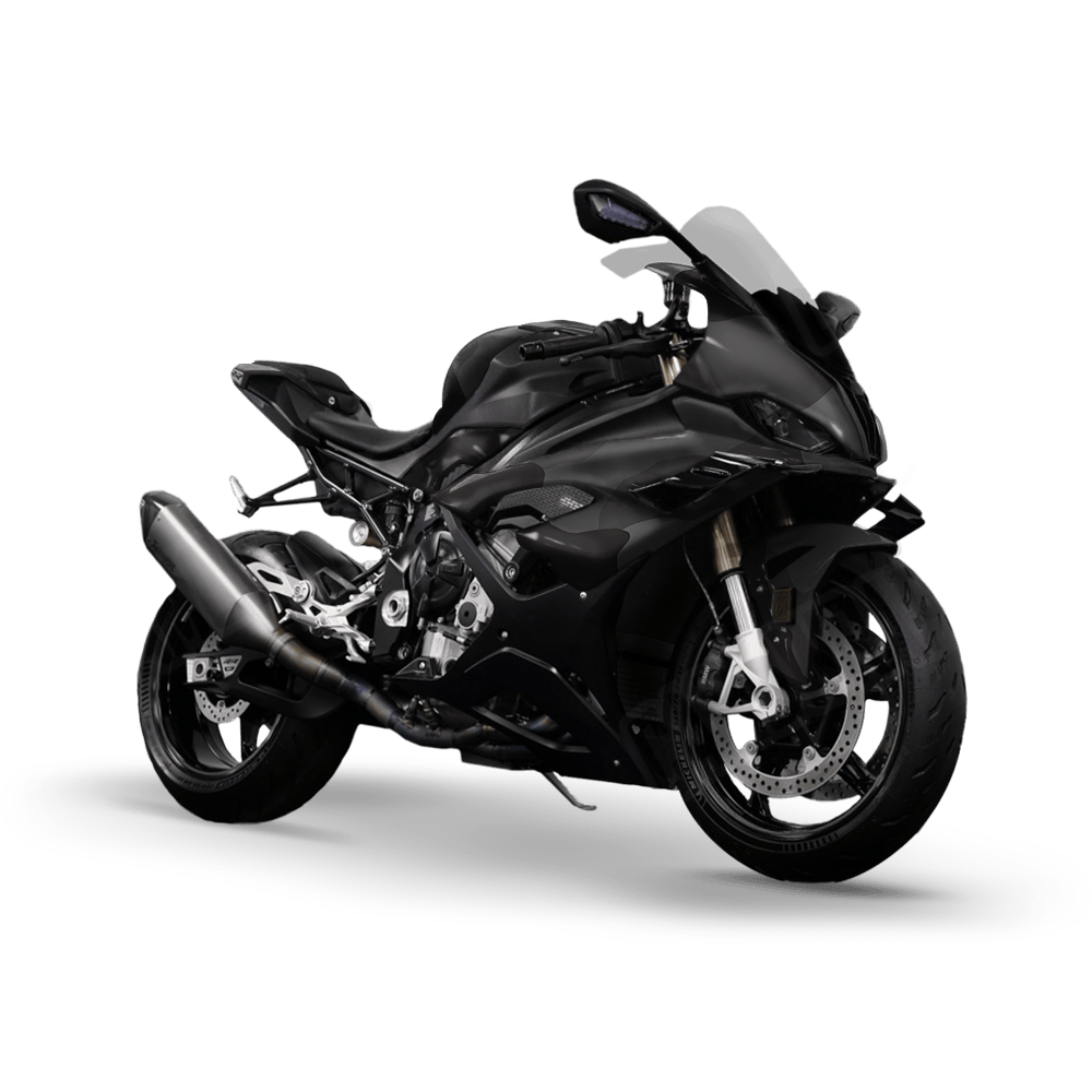 Jumbo Cumulus Elite Black Camo Sports Bike Vinyl Wrap