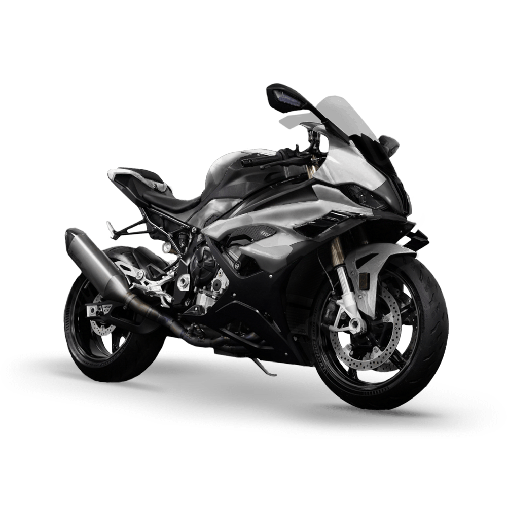 Jumbo Cumulus Snow Camo Sports Bike Vinyl Wrap