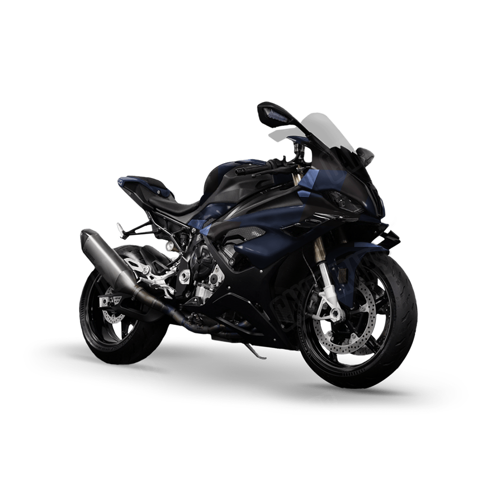 Pixel Blue Midnight Sports Bike Wraps