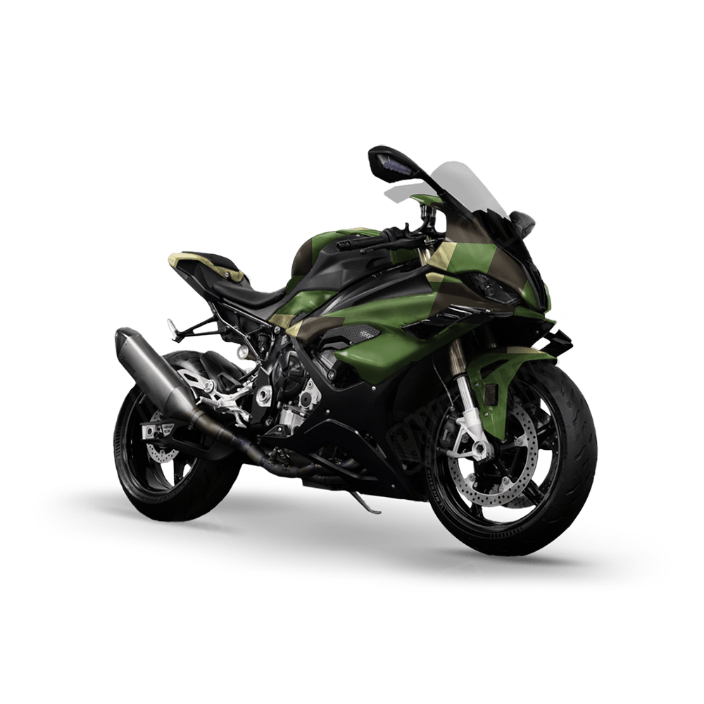 Pixel Jungle Sports Bike Wraps
