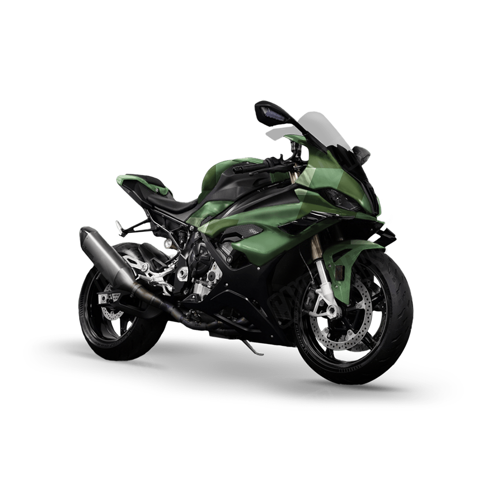 Pixel Pistachio Sports Bike Wraps