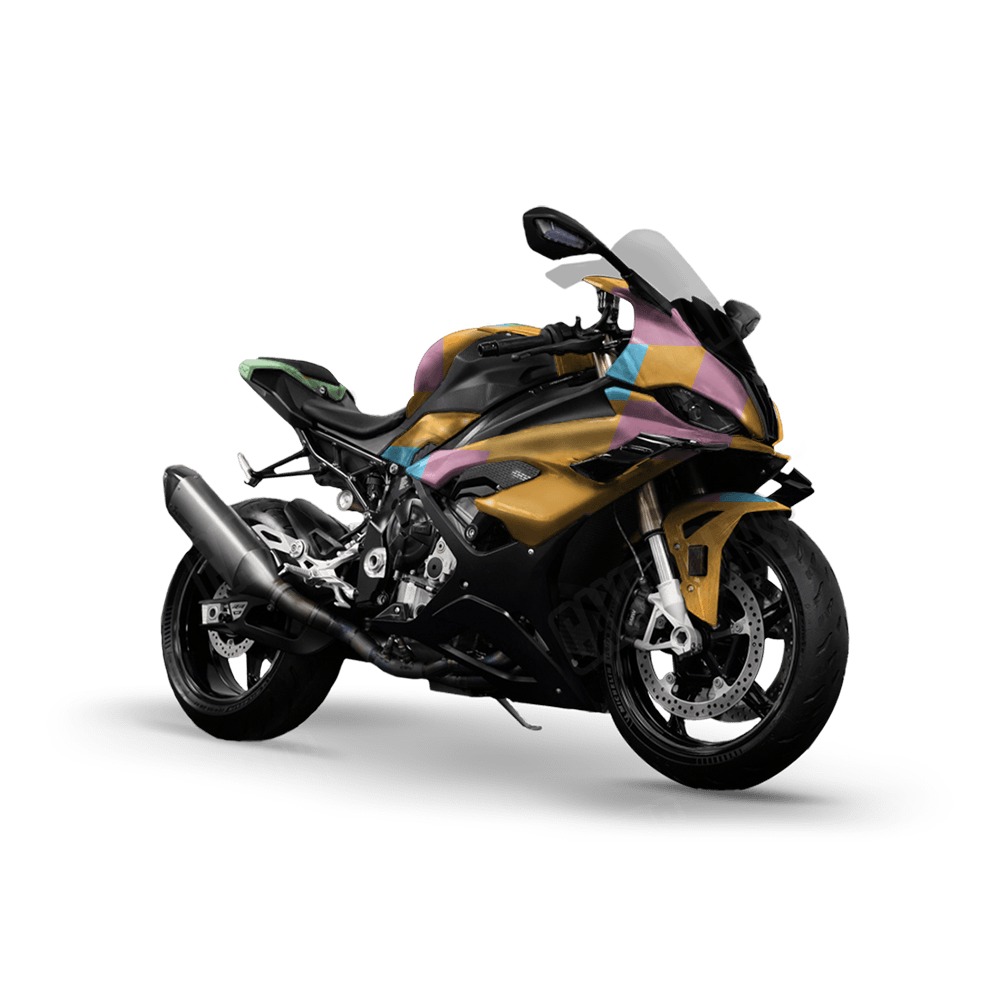 Pixel Sherbert Sports Bike Wraps