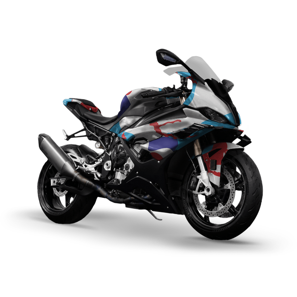Jumbo Ragged M Series Camo Sports Bike Vinyl Wrap