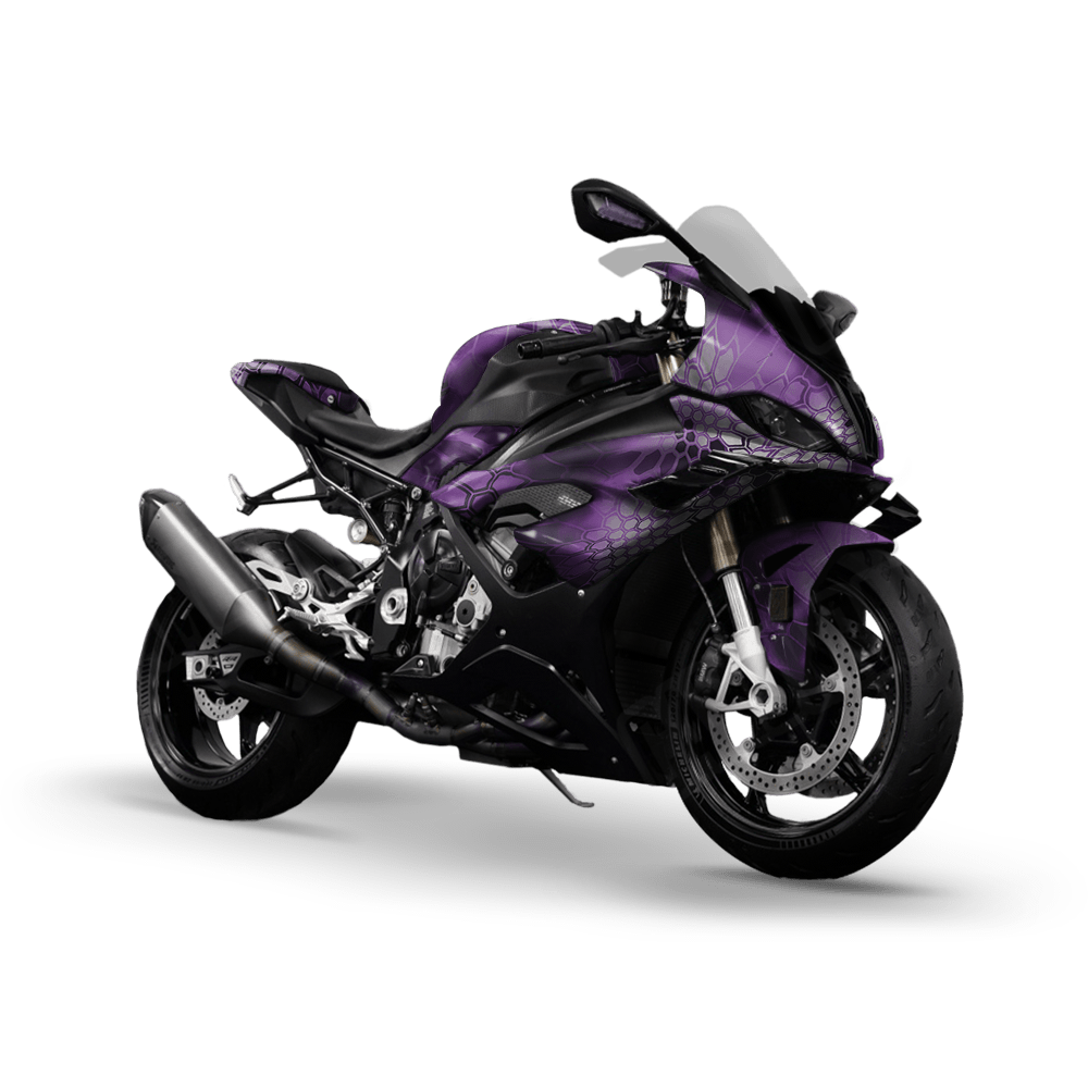 Kryptek Amethyst Camo Sports Bike Vinyl Wrap