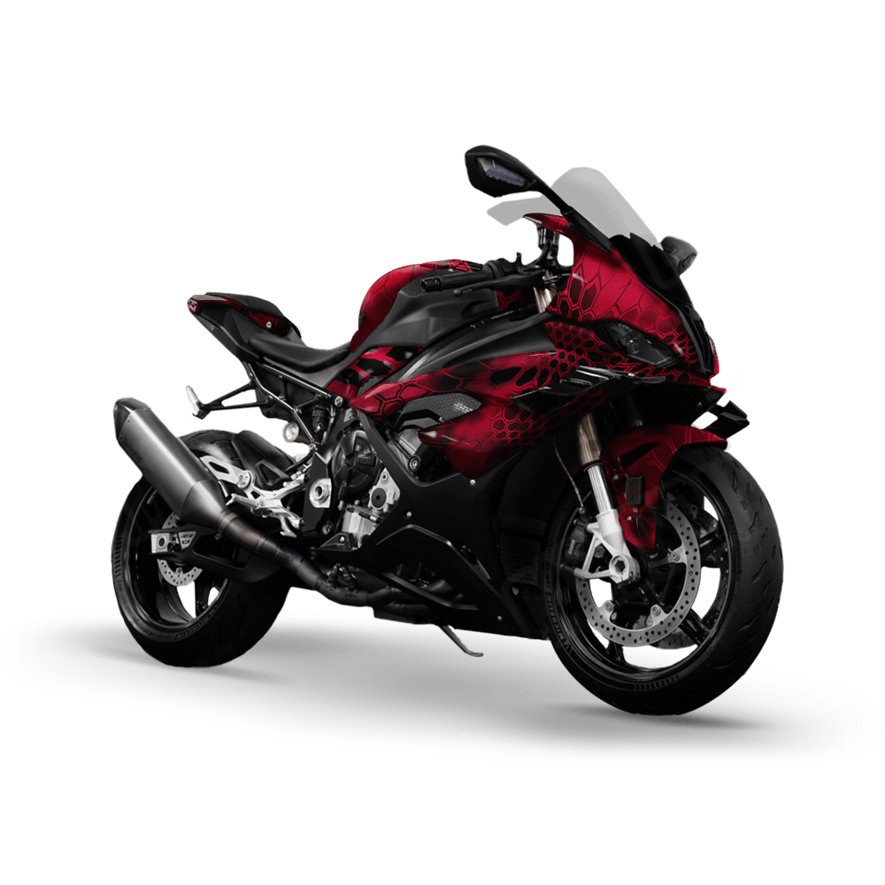 Kryptek Diablo Camo Sports Bike Vinyl Wrap