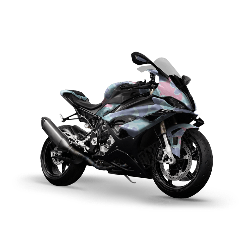 Old School Duck Cotton Candy Sports Bike Wraps