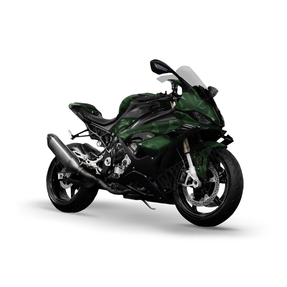 Old School Duck Elite Green Sports Bike Wraps