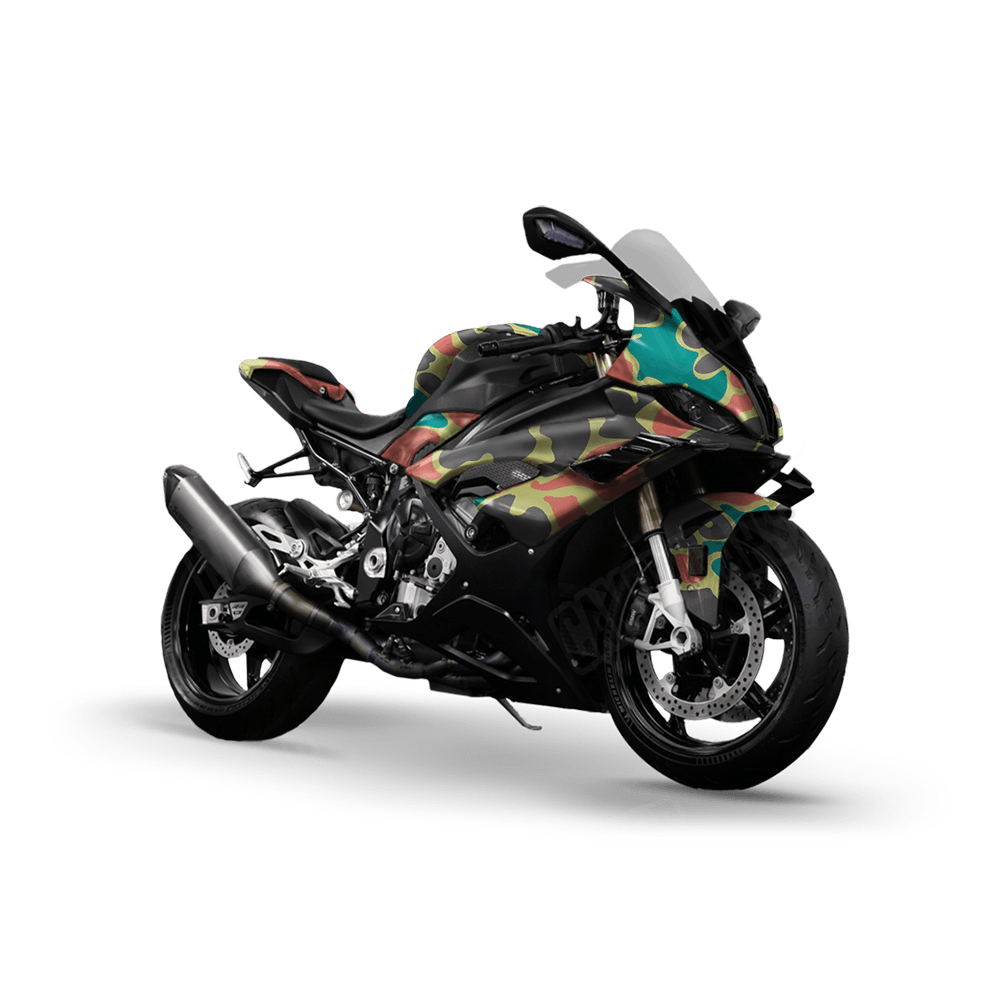 Old School Duck Fiesta Sports Bike Wraps