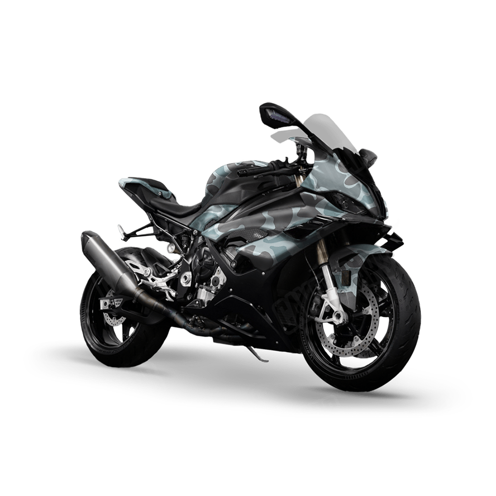Old School Duck Overcast Sports Bike Wraps
