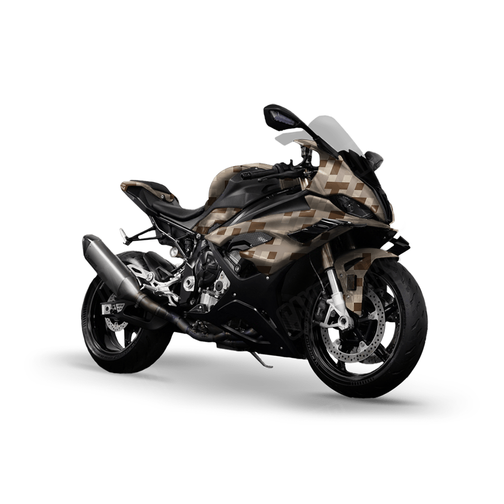 Pixel Desert Sports Bike Wraps