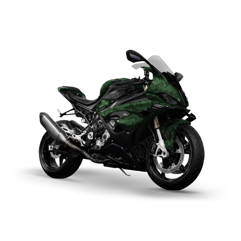 Old School Duck Elite Green Sports Bike Wraps