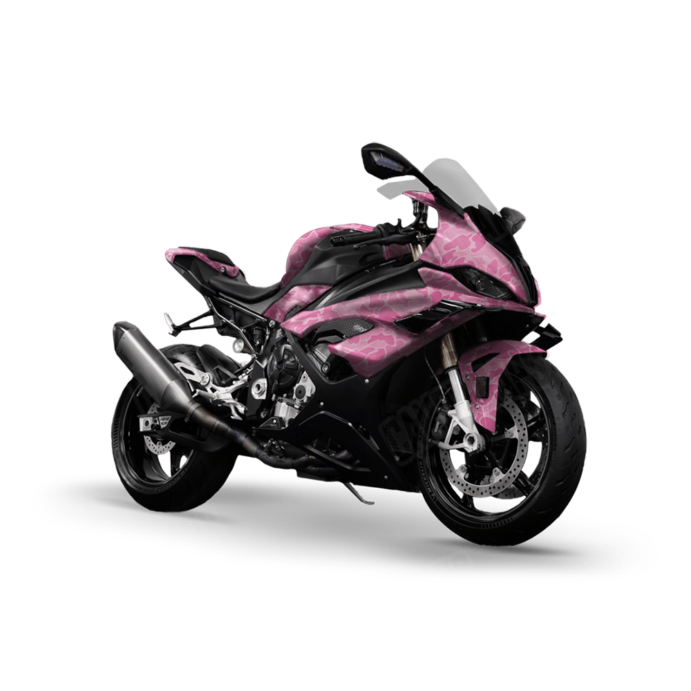 Old School Duck Elite Pink Sports Bike Wraps