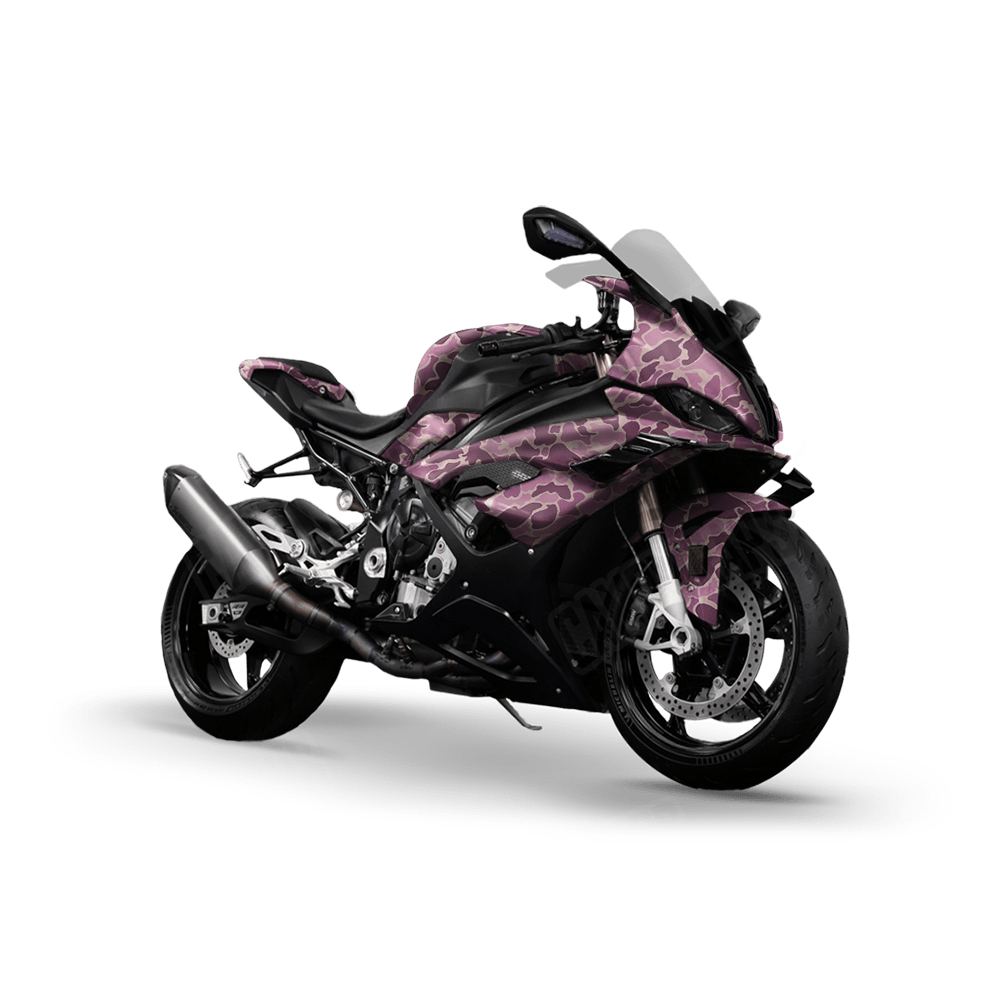 Old School Duck Floral Sports Bike Wraps