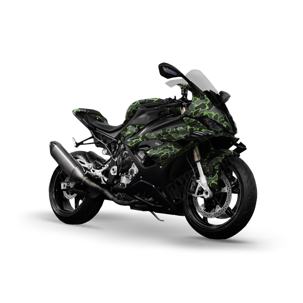 Old School Duck Metro Green Sports Bike Wraps
