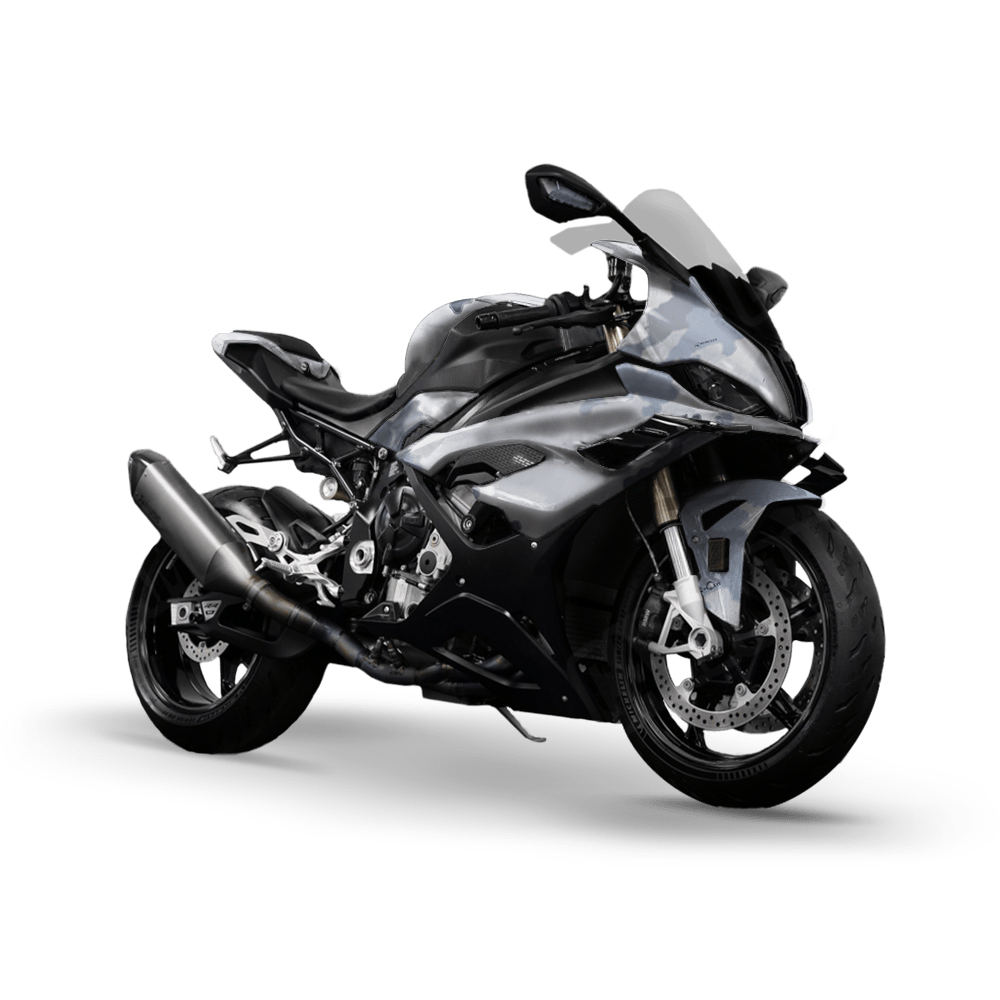Nemesis Snow Tundra Camo Sports Bike Vinyl Wrap