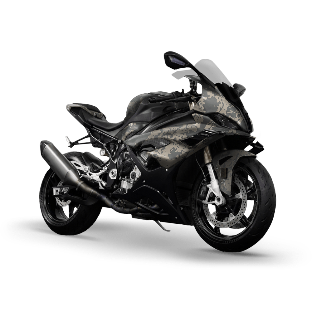 Pasted Army Camo Sports Bike Vinyl Wrap
