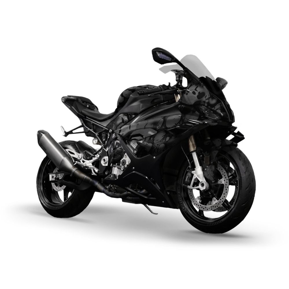Pulse Midnight Camo Sports Bike Vinyl Wrap
