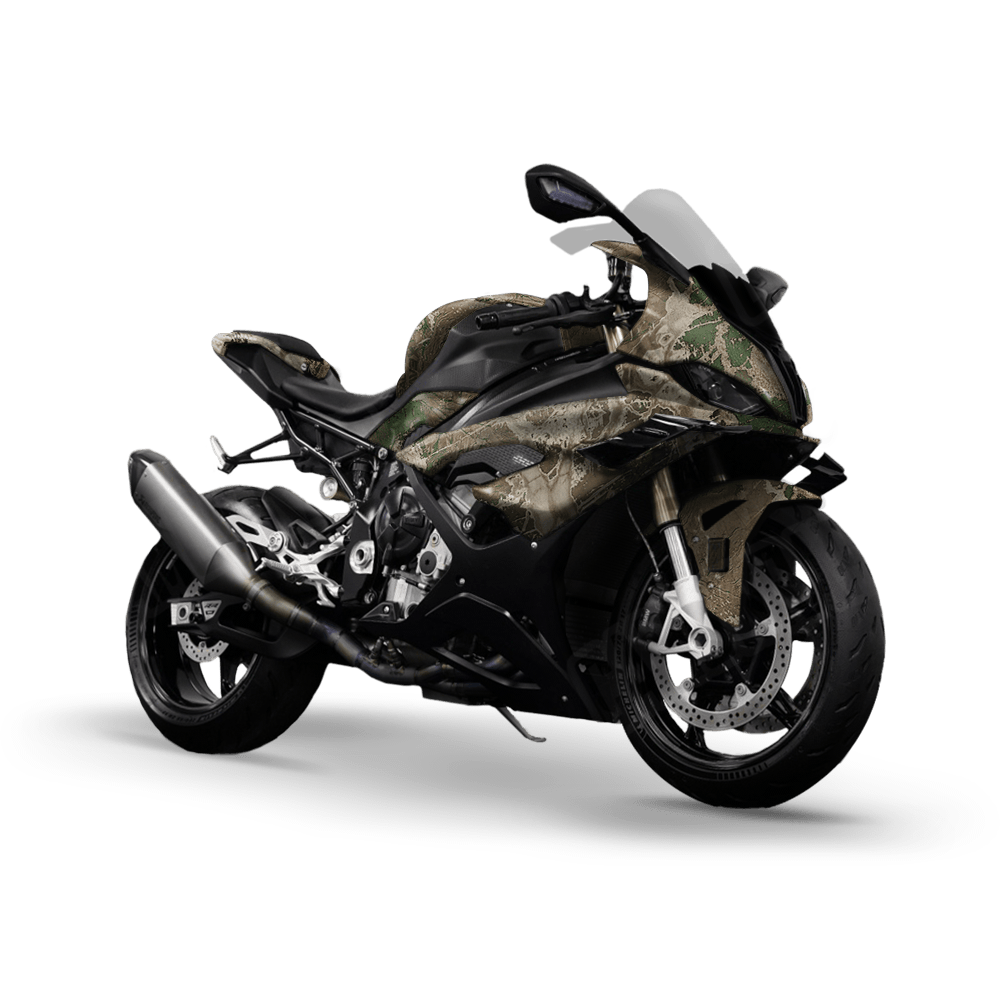 Realtree WAV3 Hillside Camo Sports Bike Vinyl Wrap