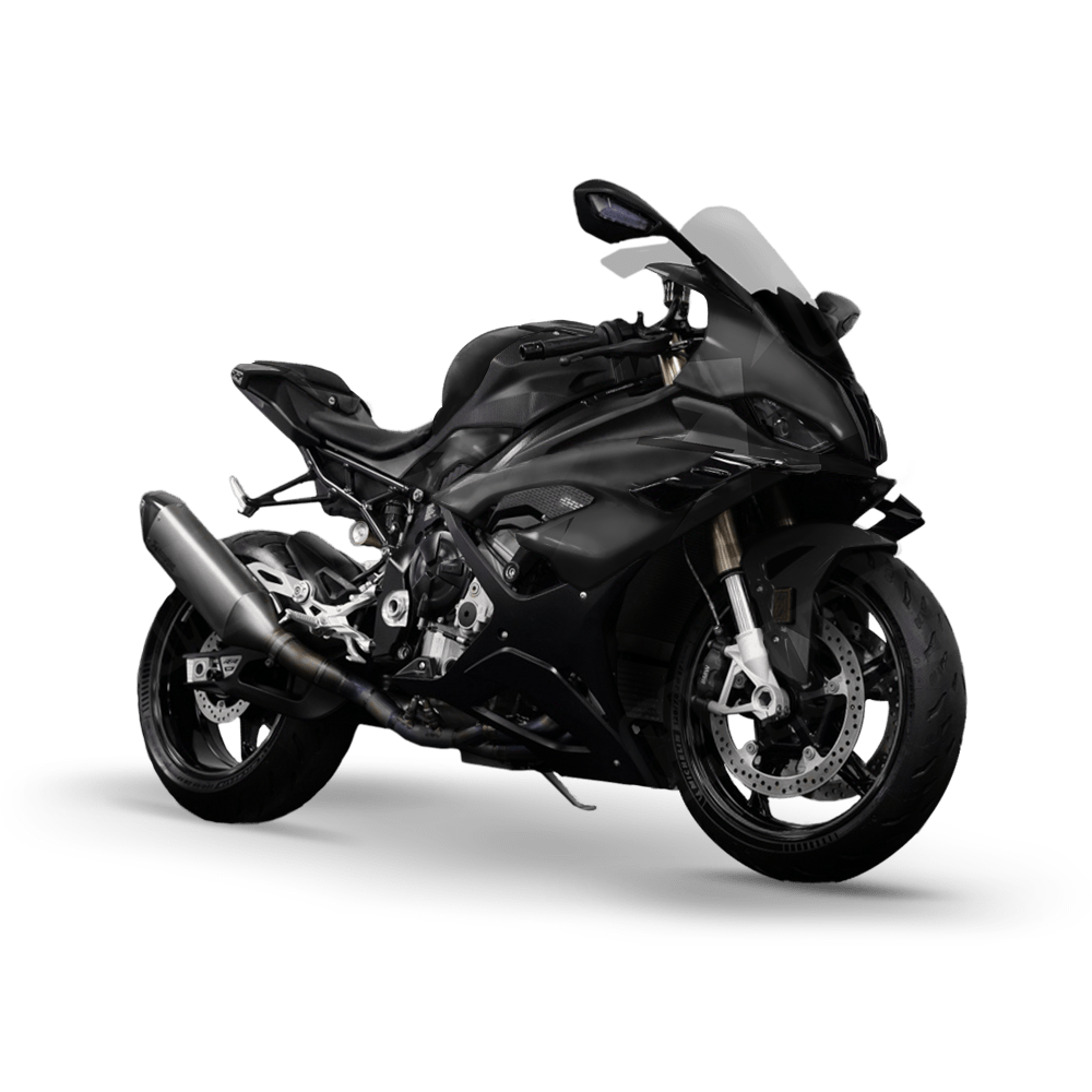 Shattered Elite Black Camo Sports Bike Vinyl Wrap
