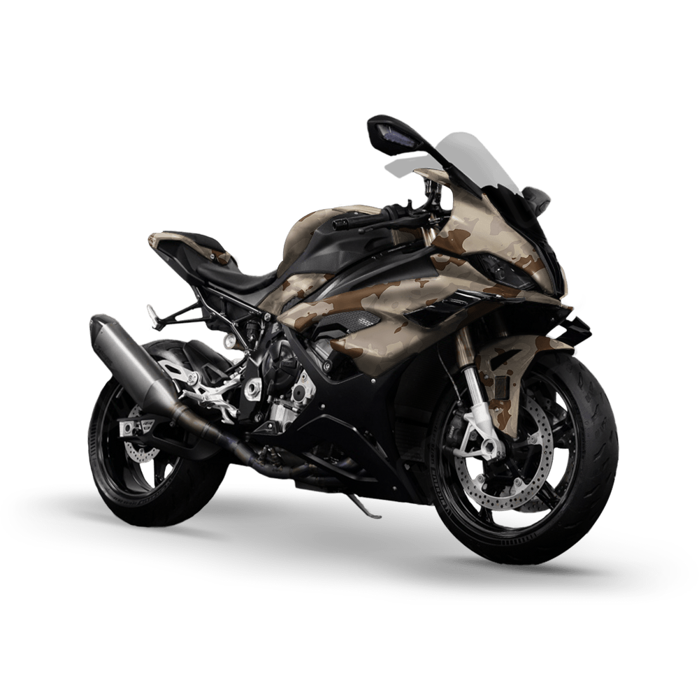 Treetop Desert Camo Sports Bike Vinyl Wrap