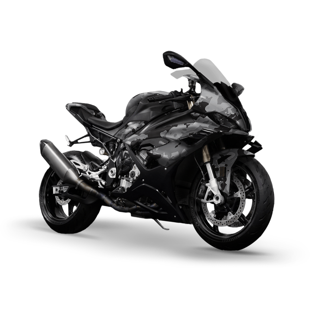 Treetop Urban Night Camo Sports Bike Vinyl Wrap