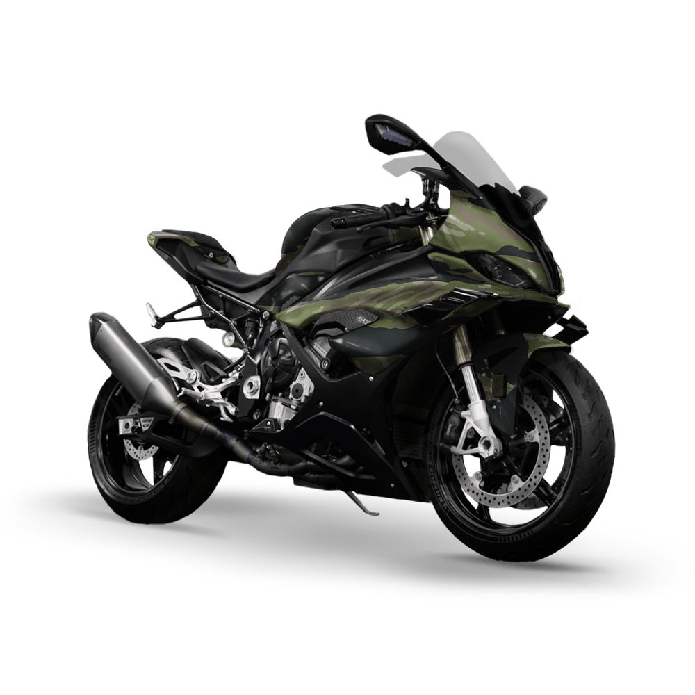 Vietnam Tiger Stripe Original Camo Sports Bike Vinyl Wrap