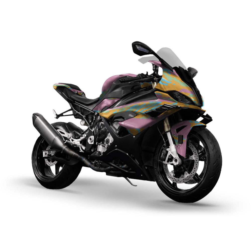 Vietnam Tiger Stripe Sherbert Camo Sports Bike Vinyl Wrap