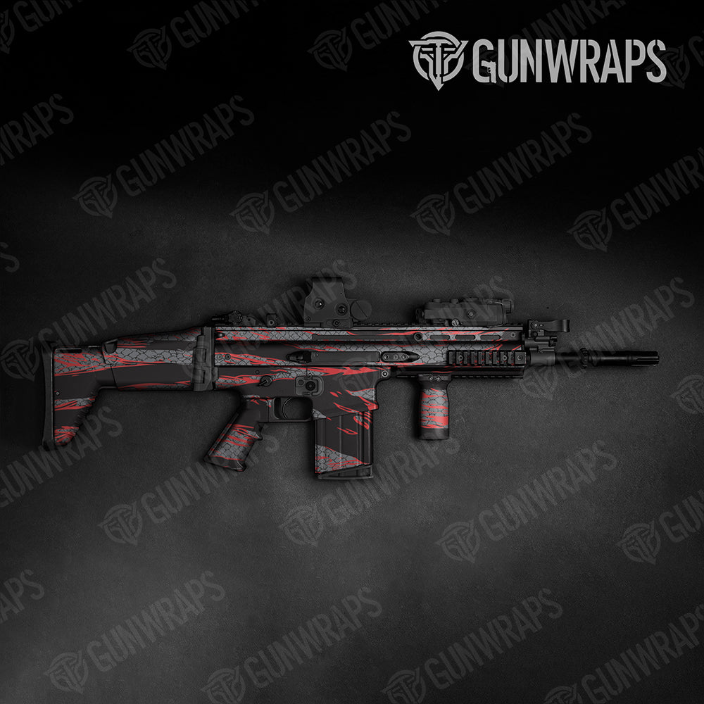Dragonbreath Red Tactical Gun Skin Vinyl Wraps