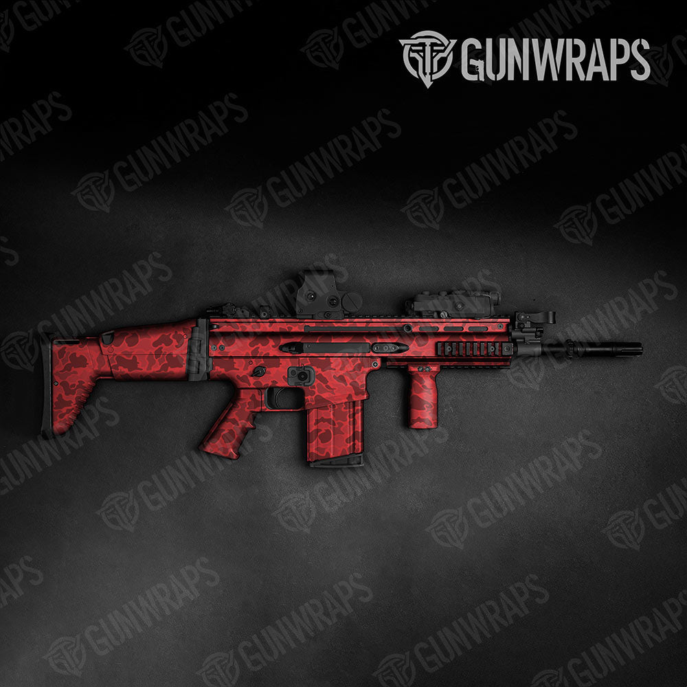 Old School Duck Elite Red Tactical Gun Skin Vinyl Wraps