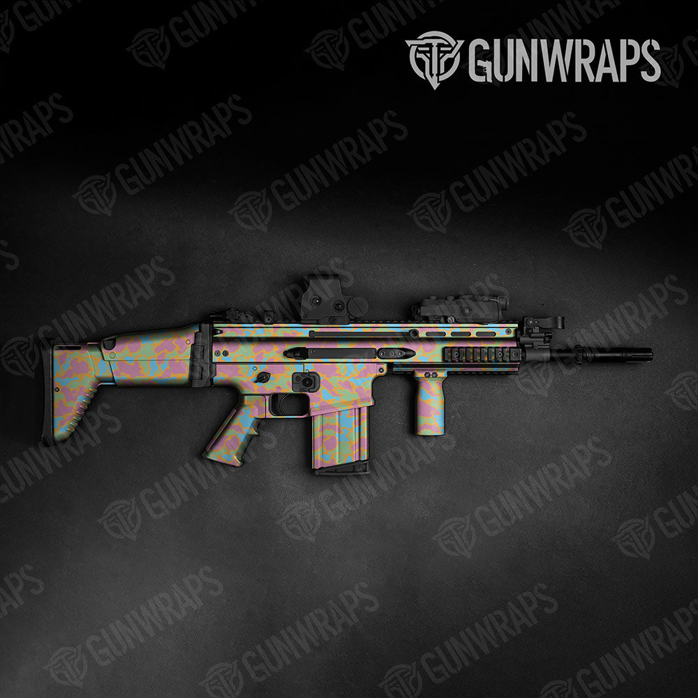 Old School Duck Sherbert Tactical Gun Skin Vinyl Wraps