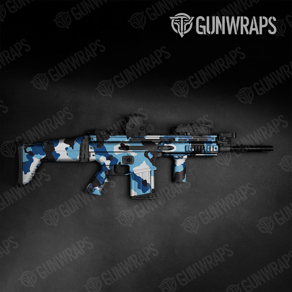 Tactical Cumulus XL Baby Blue Camo Gun Skin Vinyl Wrap
