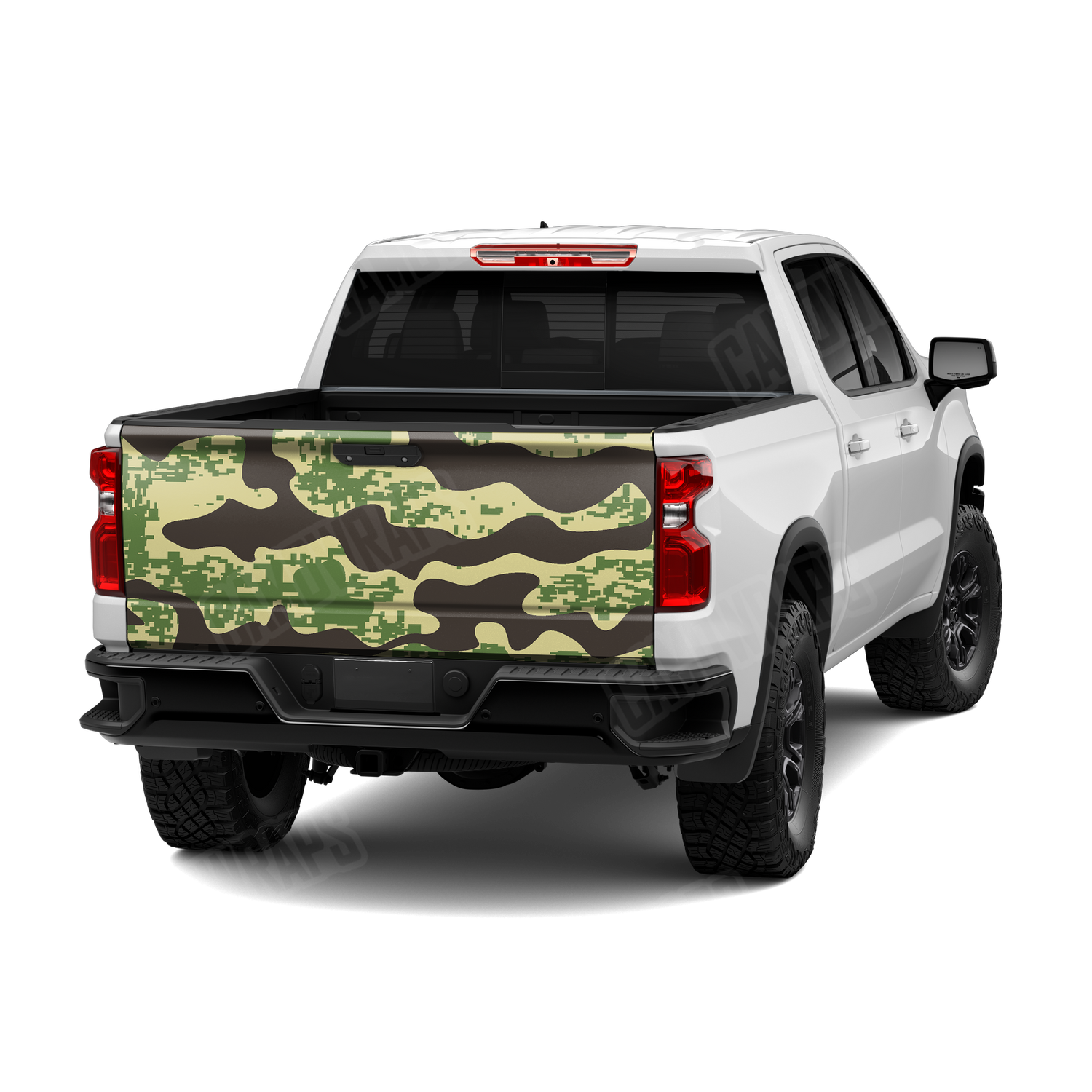 Compound Jungle Camo Tailgate Vinyl Wrap