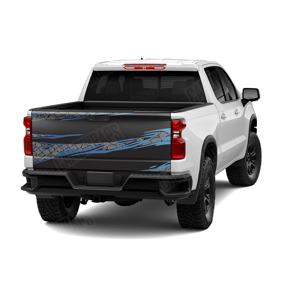 Dragonbreath Blue Tailgate Wraps