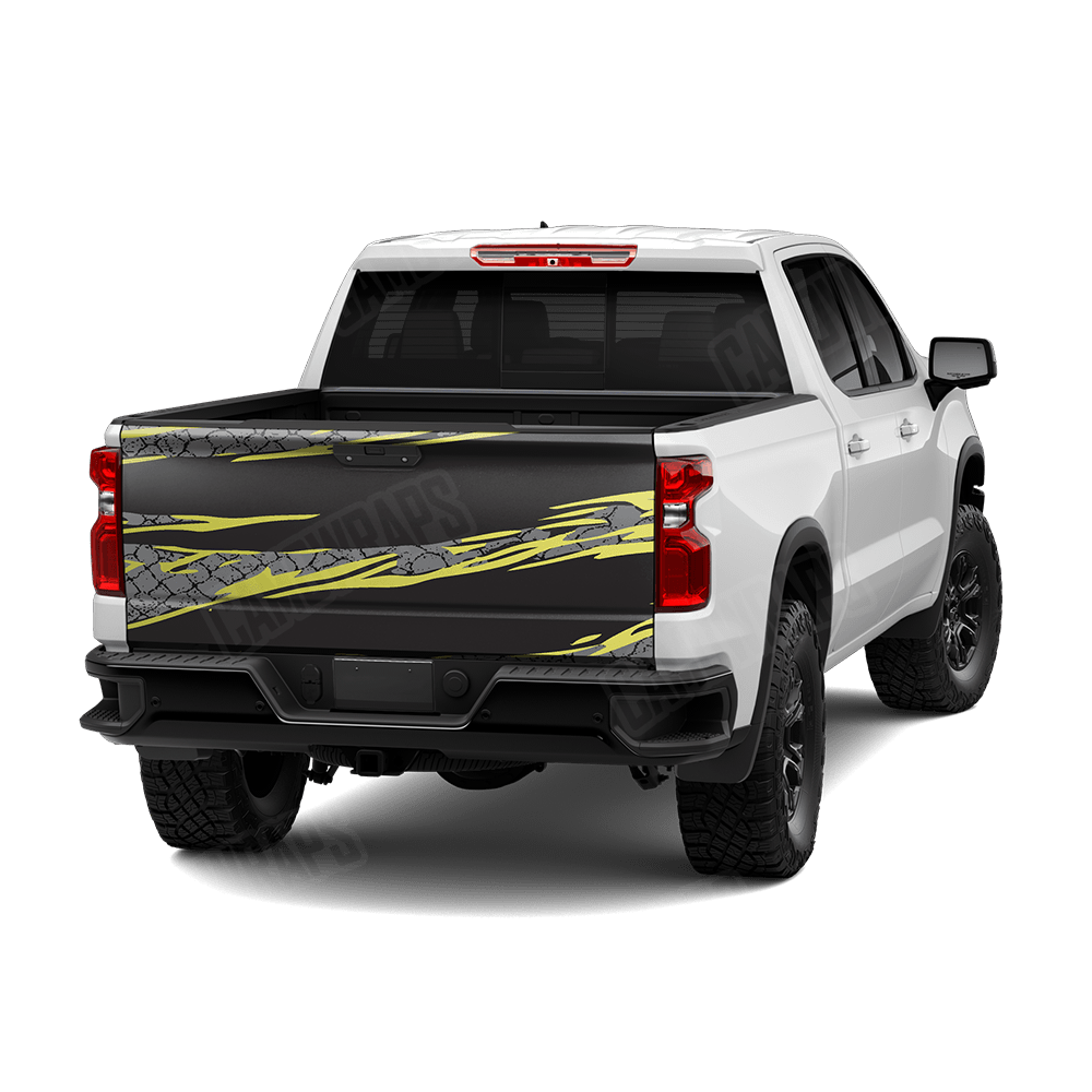 Dragonbreath Yellow Tailgate Wraps