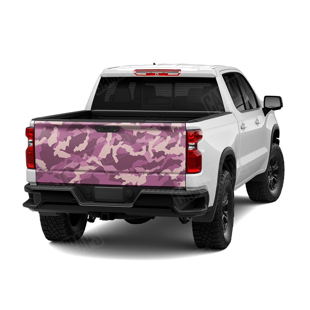 Erratic Floral Camo Tailgate Vinyl Wrap