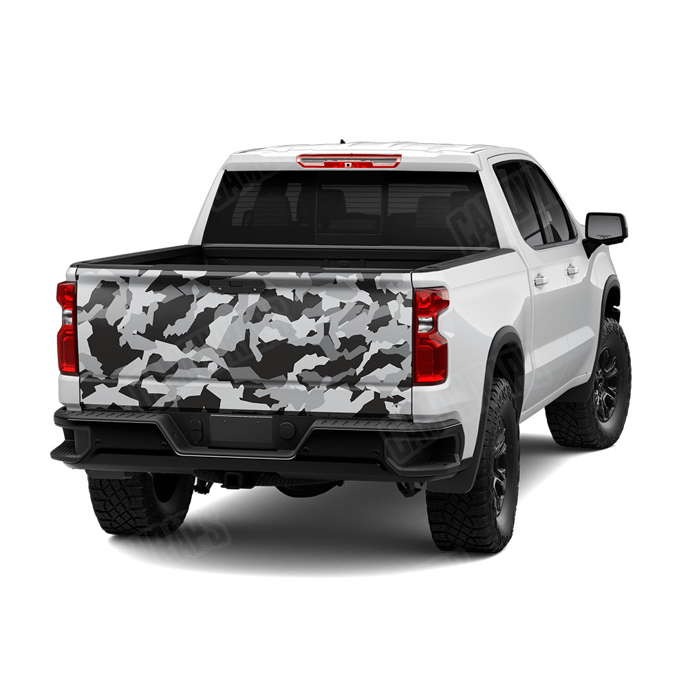 Erratic Urban Night Camo Tailgate Vinyl Wrap