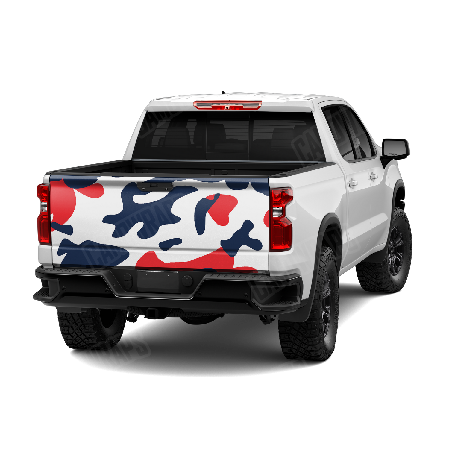 Jumbo Classic America Camo Tailgate Vinyl Wrap