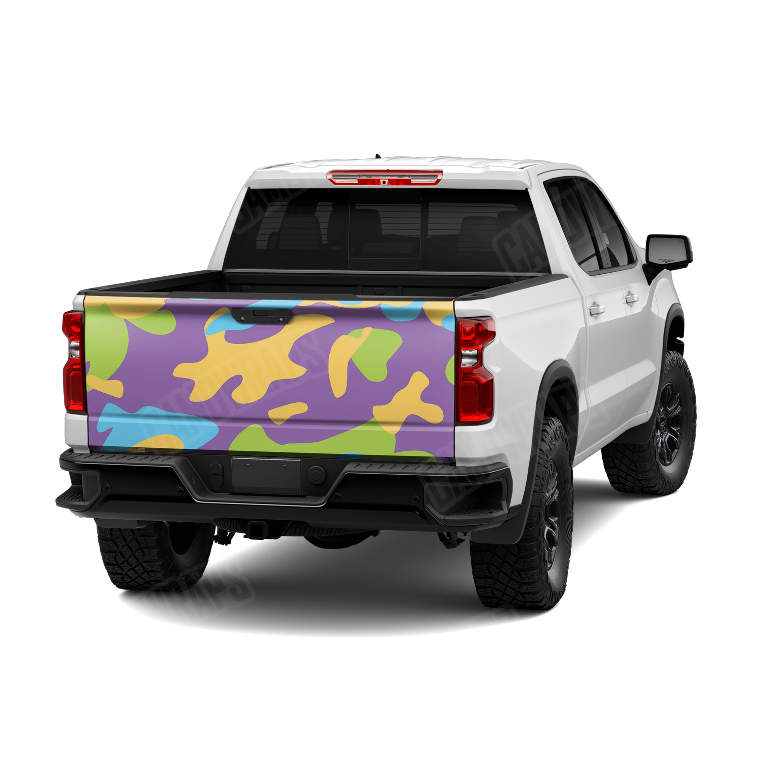 Jumbo Classic Carnival Camo Tailgate Vinyl Wrap