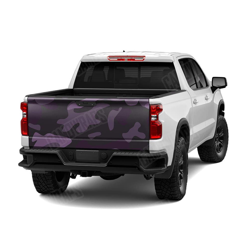 Jumbo Classic Darkwing Camo Tailgate Vinyl Wrap