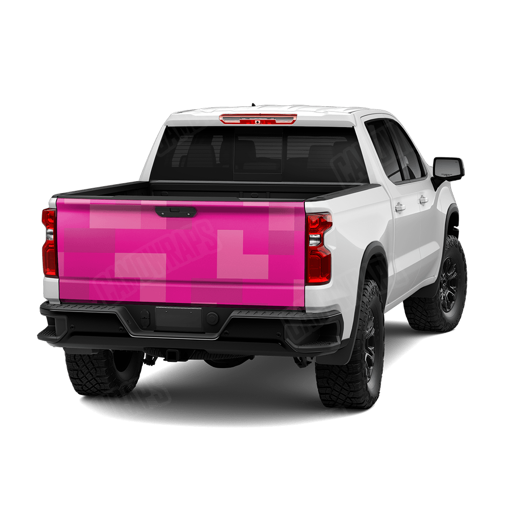 Pixel Elite Magenta Tailgate Wraps