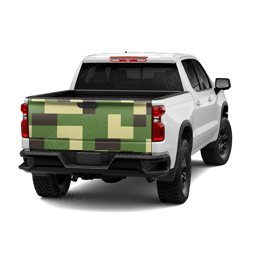 Pixel Jungle Tailgate Wraps