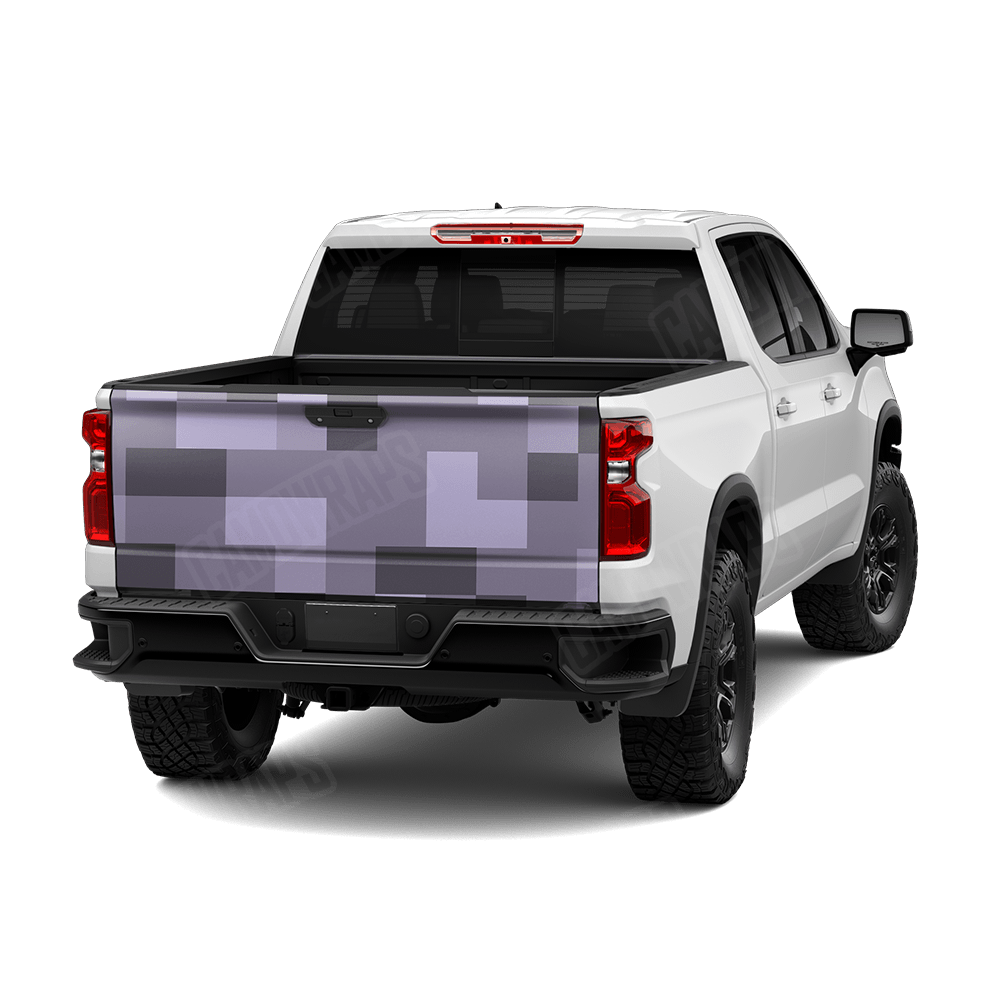 Pixel Lilac Tailgate Wraps