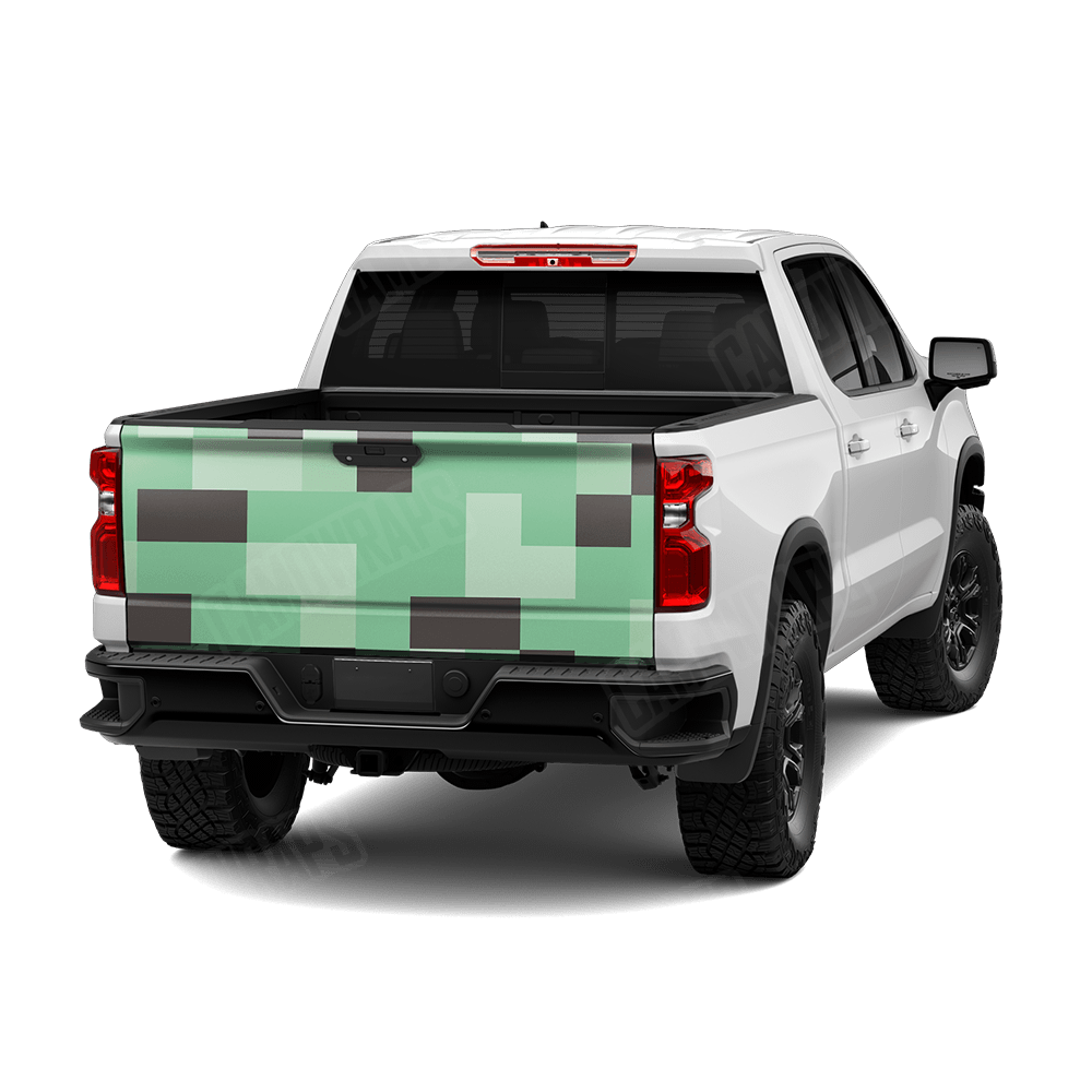 Pixel Mint Chocolate Chip Tailgate Wraps