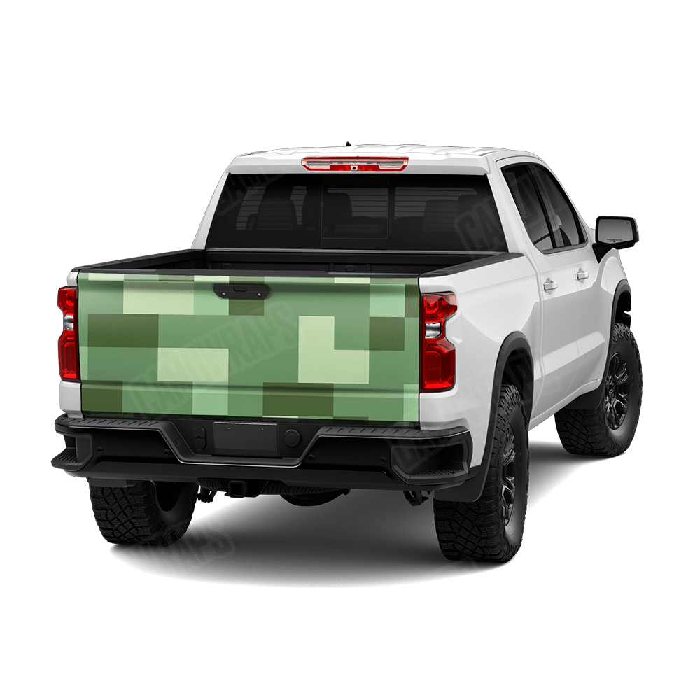 Pixel Pistachio Tailgate Wraps