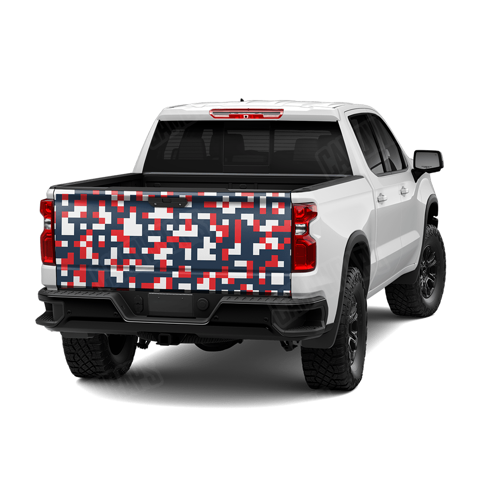 Pixel America Tailgate Wraps