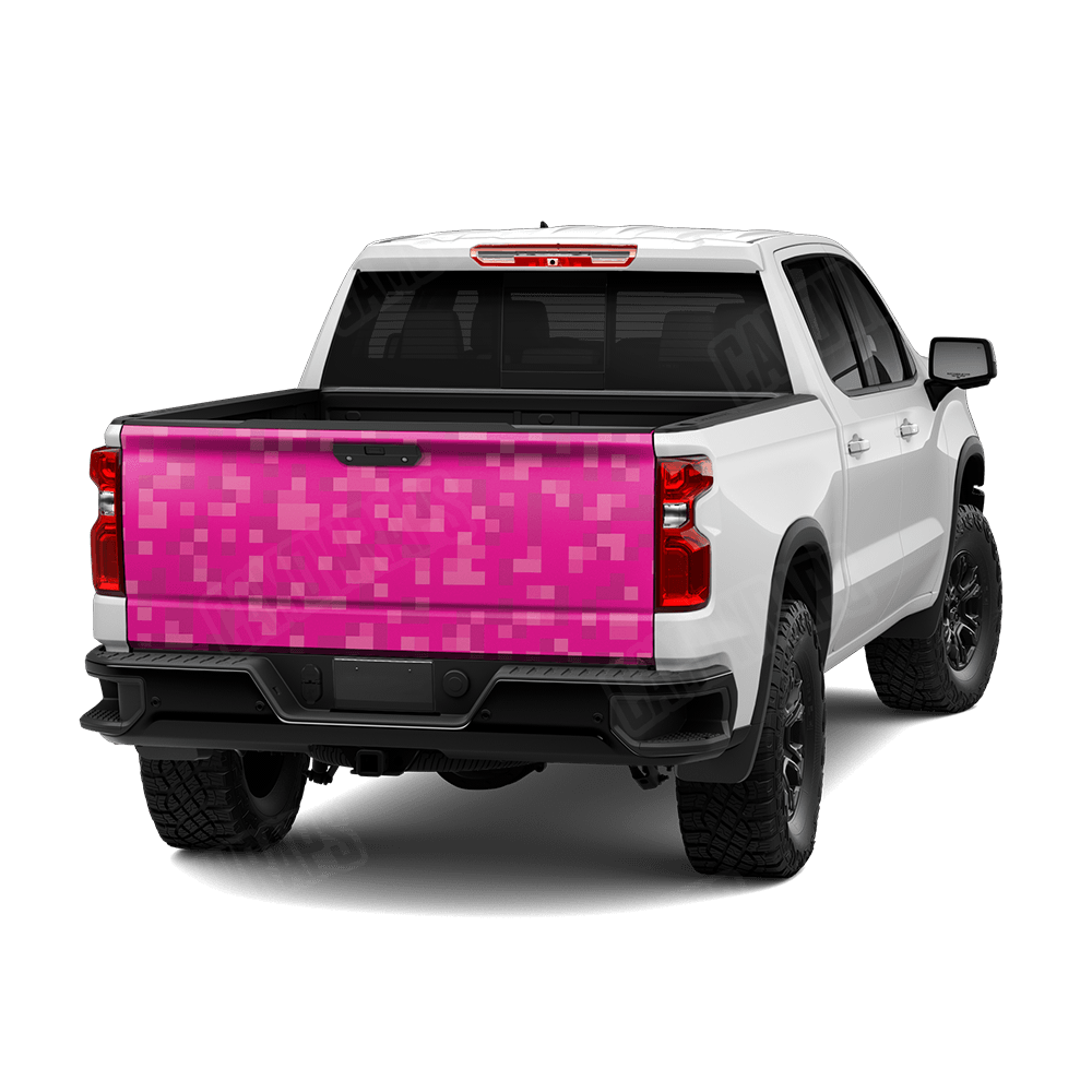 Pixel Elite Magenta Tailgate Wraps
