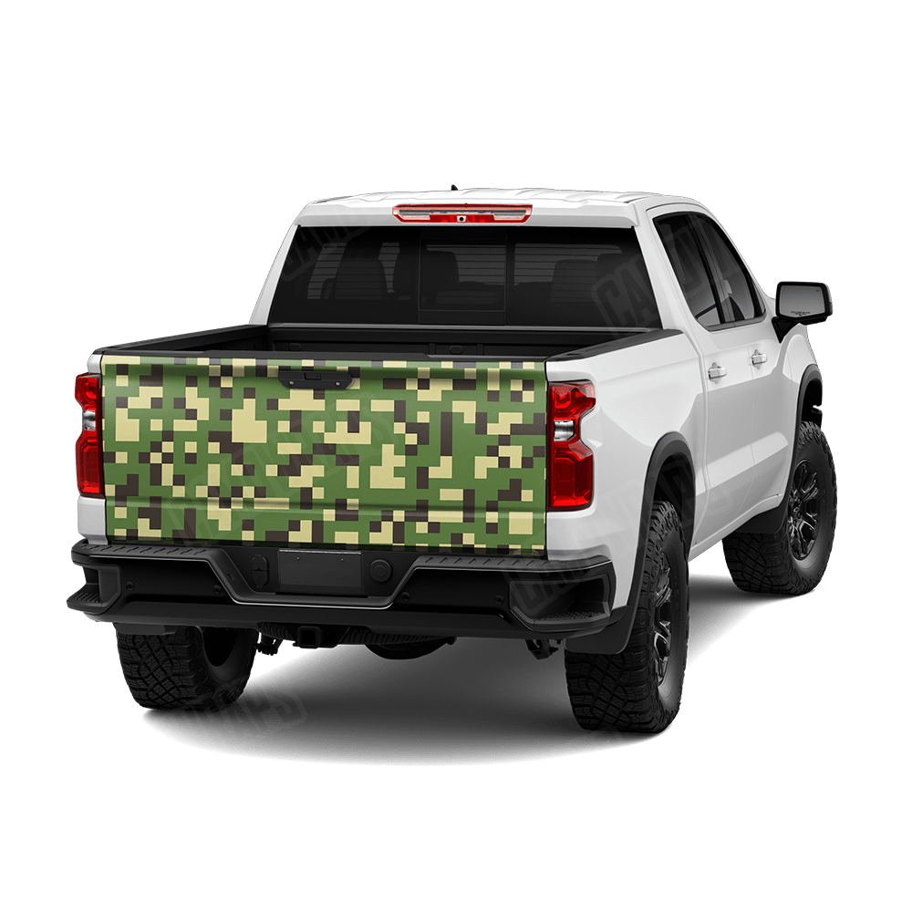 Pixel Jungle Tailgate Wraps