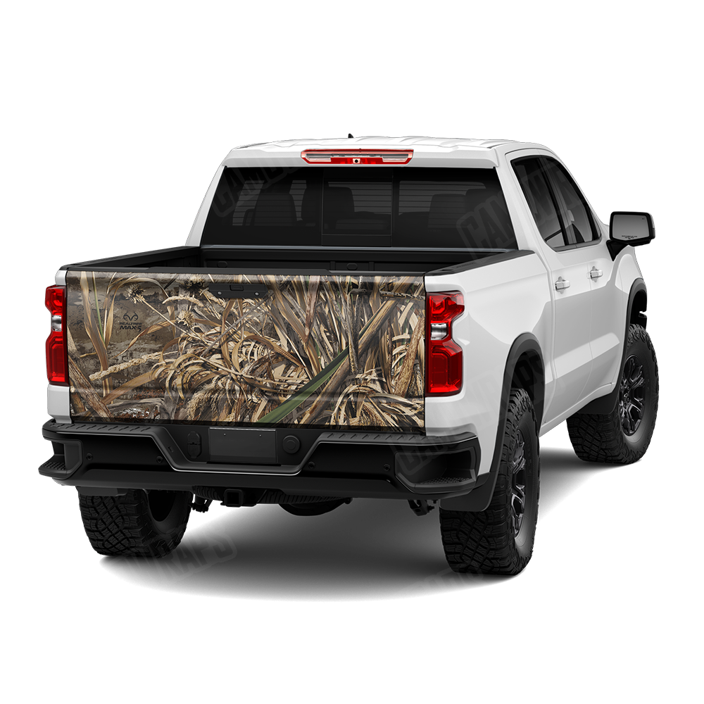 Large Realtree MAX-5 Camo Tailgate Vinyl Wrap